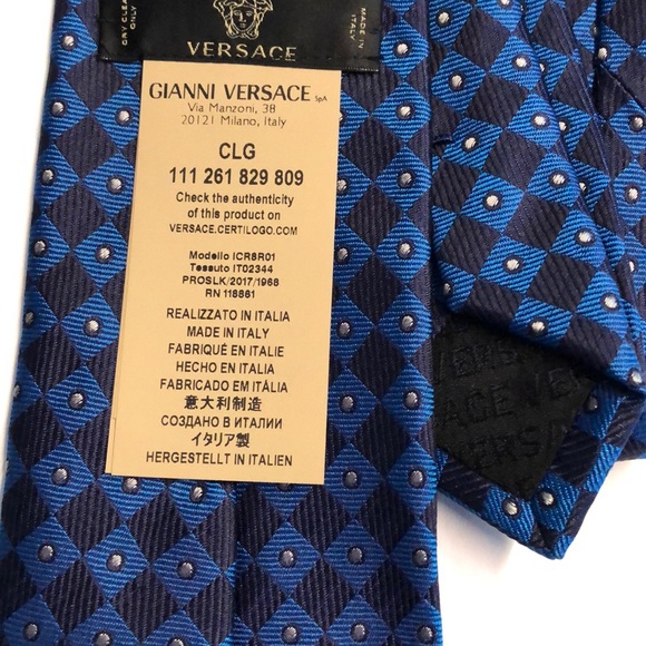 Vintage Versace Silk Tie - Picture 2 of 4